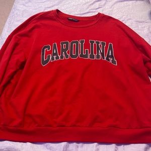 red carolina long sleeve size large